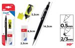 Set de scris, creion mecanic, guma de sters si marker PA662 - imagine 2