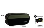Penar bicolor army cu 3 fermoare, PA1022-07 - imagine 3