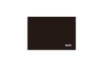 Bloc de desen coperta neagra A4, 70 coli