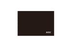 Bloc de desen coperta neagra A3, 70 coli