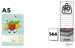 Caiet A5 dictando decorat, 144 coli - imagine 2