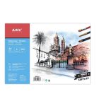 Bloc de desen A3 pentru tempera-acuarela, 6 coli