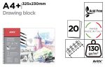 Bloc de desen A4+, 20 coli 325 x 230 mm - imagine 2