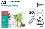 Bloc de desen A3, 20 coli - imagine 3