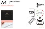 Bloc A4 pentru schite si desen, 120 coli - imagine 3