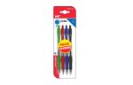Set 4 pixuri asortate, verde, rosu, albastru si negru