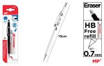 Set creion mecanic cu radiera + 20 mine 0.7mm - imagine 2
