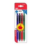 Set 4 pixuri retractabile asortate