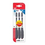 Set 3 pixuri cu cerneala lichida, rosu, negru si albastru