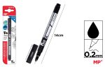 Marker calibrat 0.2mm, negru - imagine 3