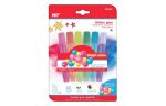 Lipici cu glitter 13gr, 6 culori deschise