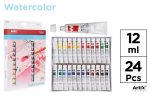 Acuarele colorate, 24 tuburi, 12 ml - imagine 3
