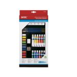 Set acuarele colorate, 31 piese, 24 culori, 3 pensule, 1 creion, 1 radiera, 1 ascutitoare si o paleta de plastic