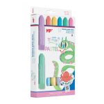 Tempera solida, 12 culori pastelate