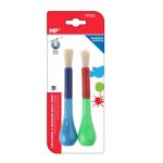 Set 2 pensule colorate cu corp din plastic gros