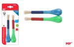 Set 2 pensule colorate cu corp din plastic gros - imagine 3