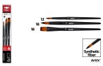Set 3 pensule profesionale, doua rotunde de numere 12 si 18 si una plata de numarul 18 - imagine 2