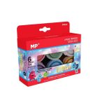 Set 6 culori tempera, glitter, 40 ml