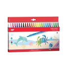 Set 24 carioci colorate jumbo cu varf de 3.7 mm