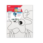 Panza de colorat cu desen pretiparit, 20 x 25 cm, stea de mare