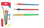 Set 3 pensule cu corp din plastic colorat