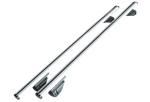 Set bare transversale din aluminiu, negre 130 cm