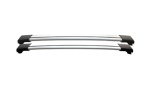 Set bare reglabile transversale argintii din aluminiu, 90-95 cm