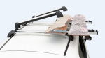 Suport pentru ski/snowboard cu prindere pe bare transversale, 78 cm - imagine 3