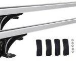 Set bare transversale, culoare negru, 116 cm