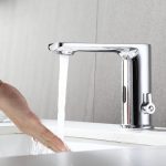 Baterie lavoar senzor VENUS STAR, smart cu mixer, DC6V crom lucios, KD8898C - imagine 4