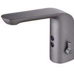 Baterie lavoar senzor VENUS STAR smart cu mixer, DC6V gri mat