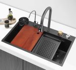 Chiuveta multifunctionala inox VENUS STAR gri 75×46 cm - imagine 5