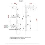Panou de dus VENUS STAR, cu patru functii si afisaj LCD, alb mat, VNS PAN1070A - imagine 4