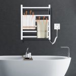 Port prosop electric VENUS STAR 42 X 50CM, digital, alb mat VNS AB-F30A