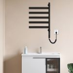 Port-prosop electric VENUS STAR, 42 x 66 cm, digital, gri mat, cu 5 brate reglabile, VNS AB-F55GR - imagine 3