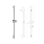 Set bara dus VENUS STAR cu furtun si para BAR202GR - imagine 3