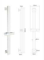 Set bara dus VENUS STAR cu furtun si para BAR203N - imagine 2