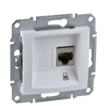 Priza UTP RJ45 simpla, alb Sedna Schneider - 1 modul