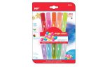 Lipici cu glitter, 10 culori deschise