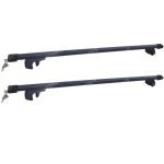 Set bare transversale negre, 130 cm