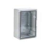 Dulap ABS 400X500X180 cu usa transparenta si contrapanou metalic