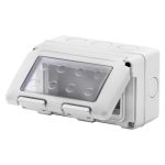 Rama Aplicata pe tencuiala Gewiss IP55, 4 module - montaj aplicat