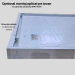 Panou Led Back-light 48W, 595X595X28mm, lumina calda - imagine 3