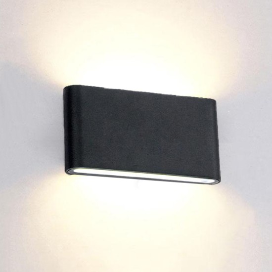 res_59446a41536d4ba415729fb7bbf25062 Aplica LED de exterior extra-plata, 12W=75W, 3000K, lumina calda, 1080Lm, IP65 - imagine 1