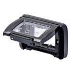 Rama etansare IP55 Neagra Gewiss System 4 module
