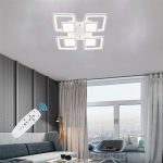 Lustra led PATIENTIA 100W cu 8 brate si 3 culori+IR