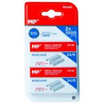 Set 2000 capse, MP, Metal, 24/6, Argintiu