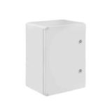 Dulap ABS 400x500x180 cu usa mata si contrapanou metalic