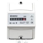 Contor pe sina DIN analogic monofazic, 4 module, 1X100A