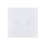 Intrerupator touch dublu, alb - imagine 3
